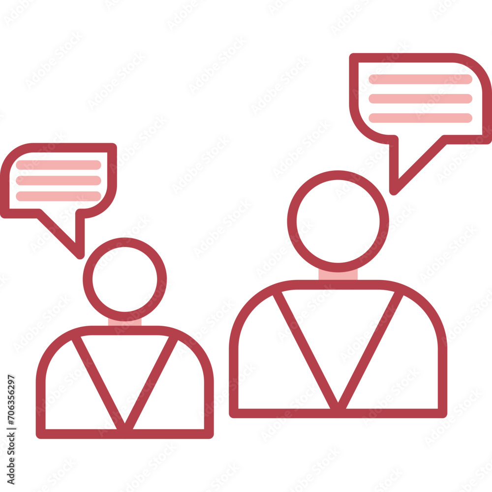 Obraz premium Conversation Icon