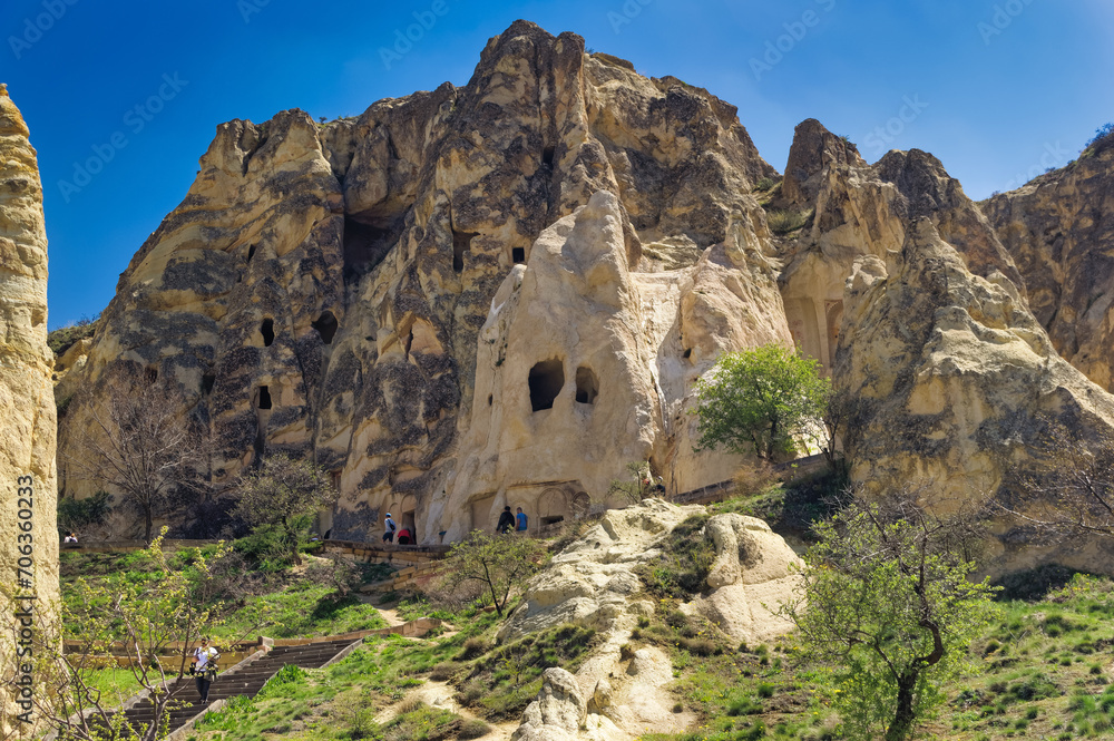 Sightseeing during visit to Cappadocia, Turkey.