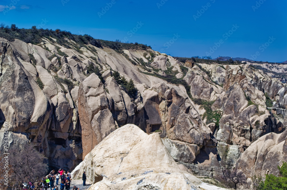 Sightseeing during visit to Cappadocia, Turkey.