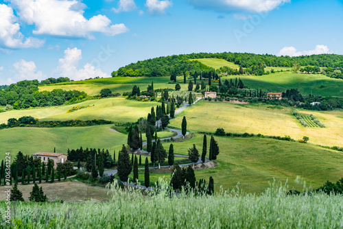 Views travelling around Tuscany, Italy photo