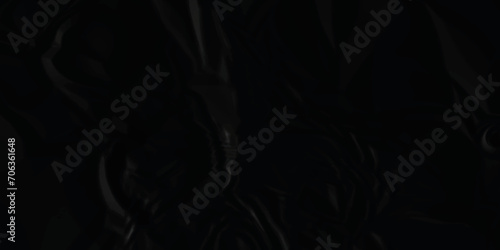 Dark black crumpled paper texture background. black crumpled and top view textures can be used for background of text or any contents. 
