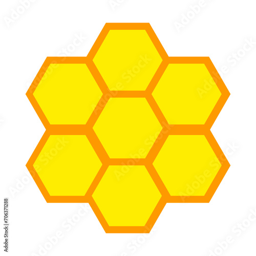 Honeycomb line icon. Bees, wax, beehive, bear, connection, apiary, wasps, drone, sting, hexagon, nectar, pollen. Vector icon for business and advertising