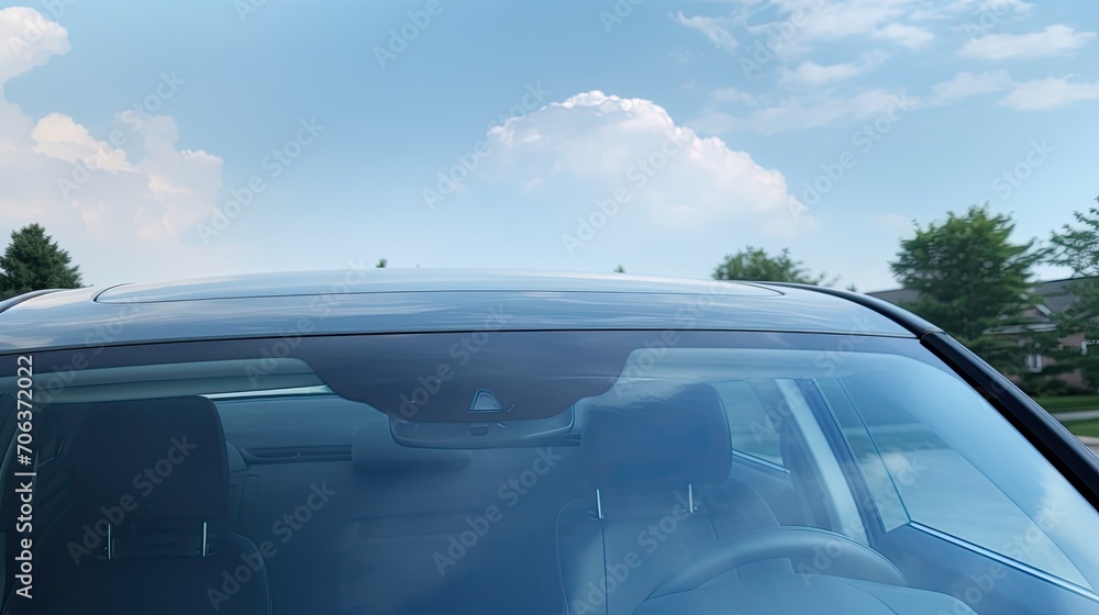 view of a car windshield view of a car windshield