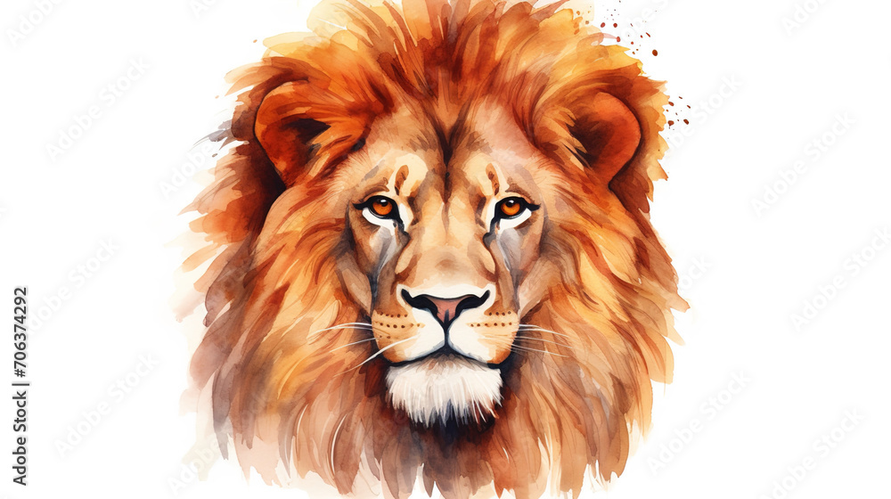 lion head isolated