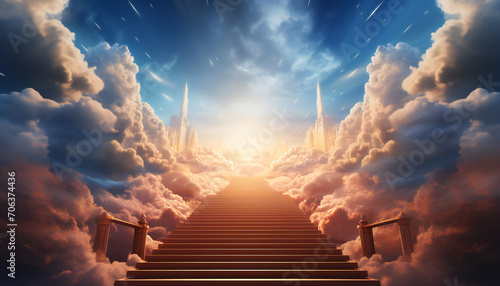 Recreation of infinite stairway to heaven