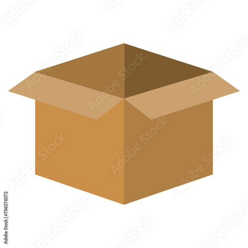 Open cardboard box line icon. Box, surprise, gift, packaging, parcel, moving. Vector icon for business and advertising