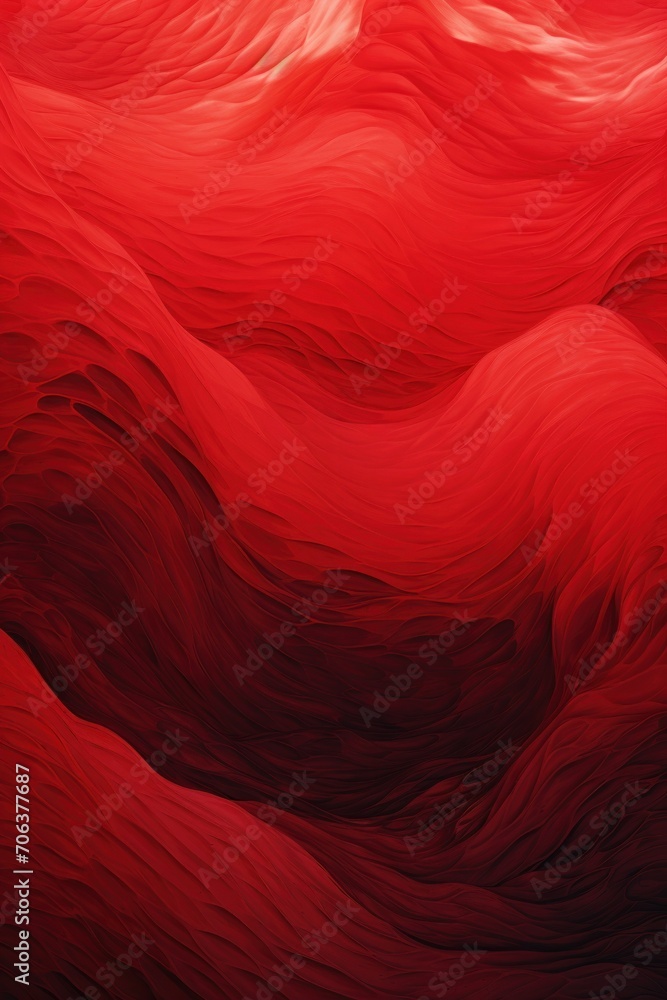 Abstract water ocean wave, red, maroon, crimson texture