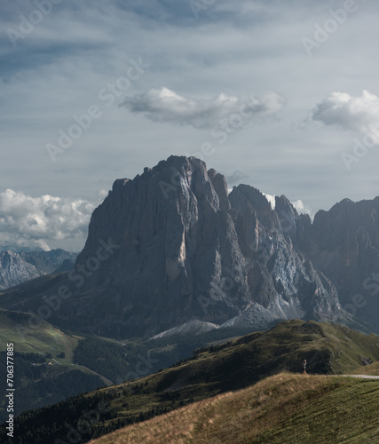 Breathtaking View of Dolomites mountain range - Italy