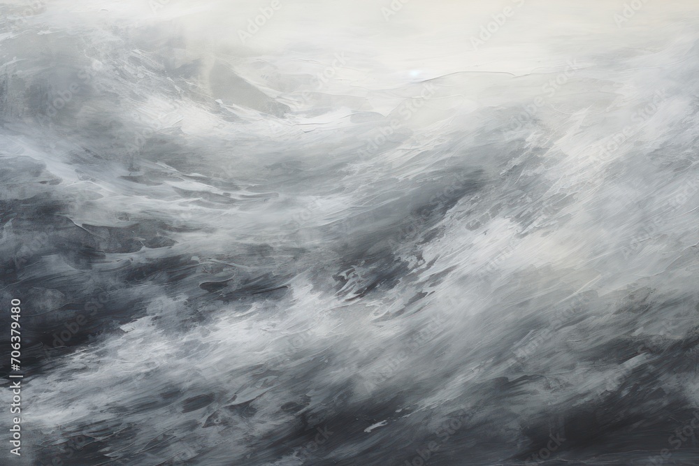 Abstract water ocean wave, silver, gray, charcoal texture