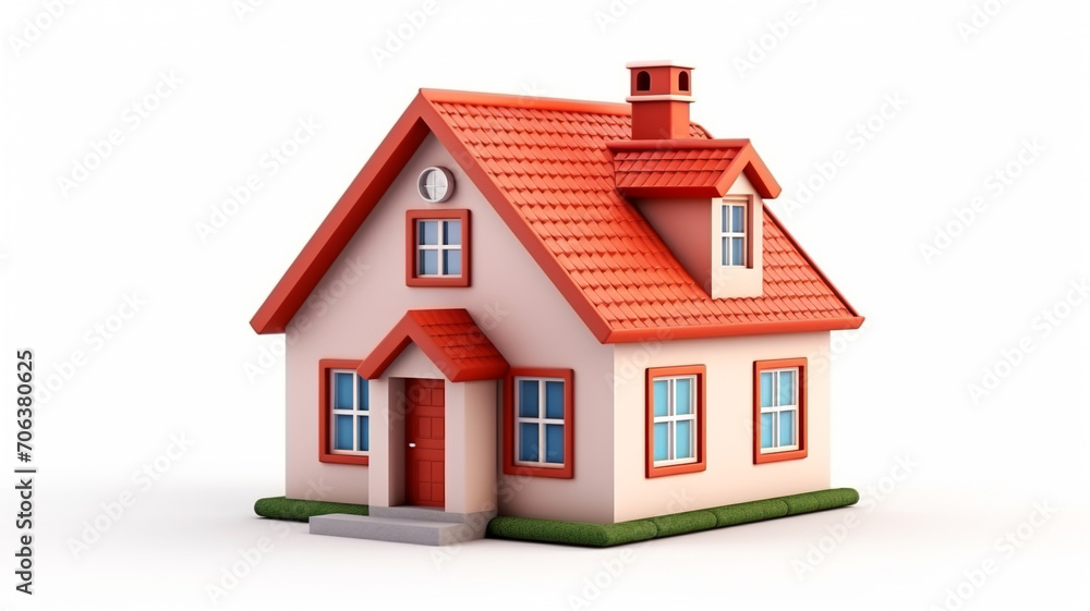 A House icon isolated on white background A House icon isolated on white background