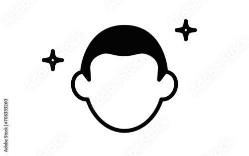 Icon of a man with hair, image of AGA