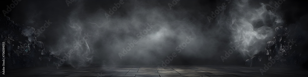 Atmospheric elements: a combination of smoke, fog, textures and backgrounds created by AI Atmospheric elements: a combination of smoke, fog, textures and backgrounds created by AI