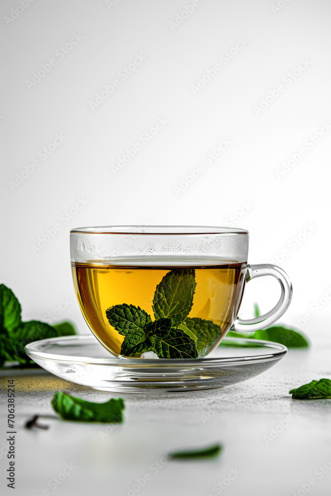green tea with mint green tea with mint