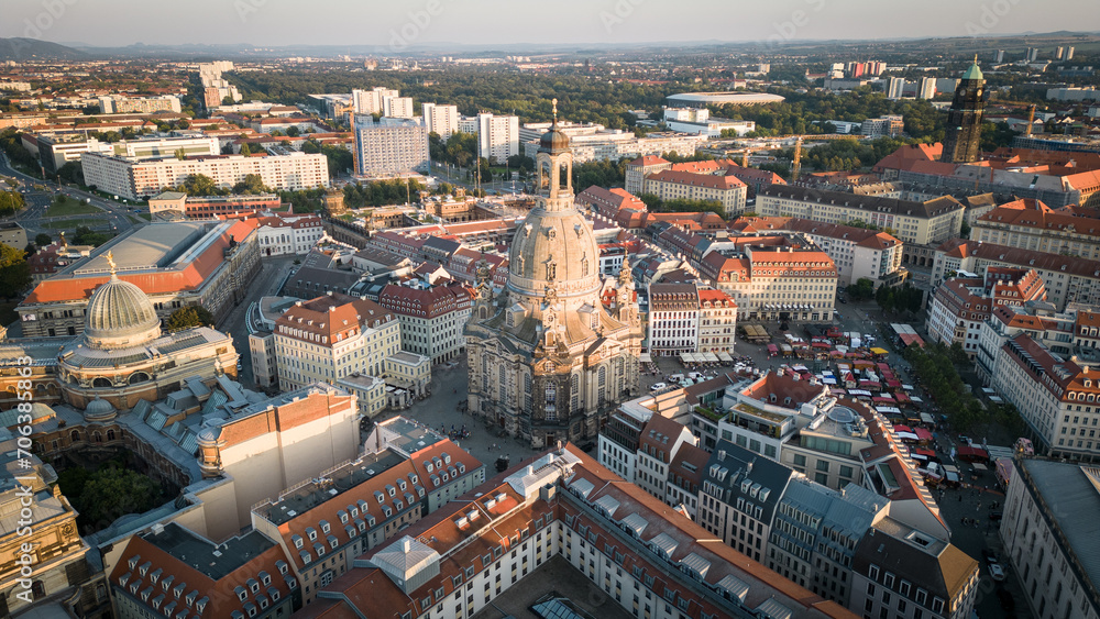 Frauenkirche Dresden von oben