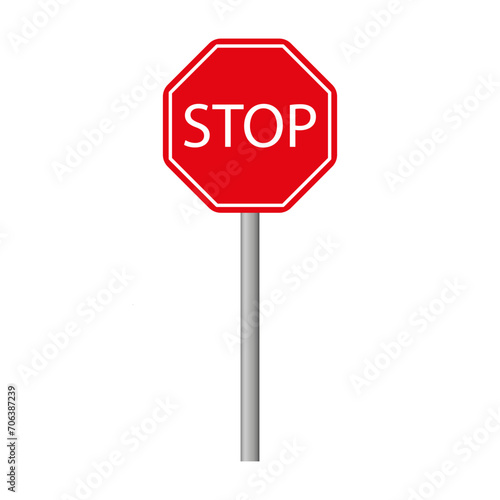Road sign stop line icon. Sign, signal, stop, tap, prohibition, brick, car, traffic light, traffic, parking. Vector icon for business and advertising
