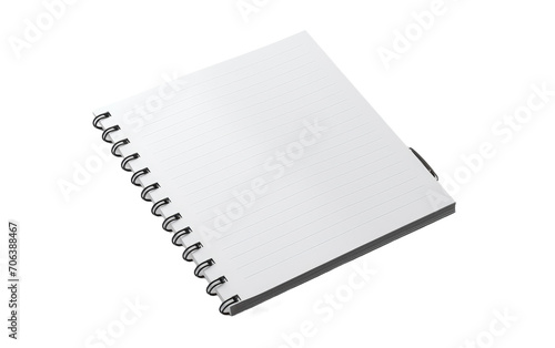 Harmonizing Ideas on a Smart Digital Notepad on White or PNG Transparent Background