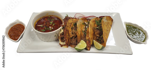 Tacos de Birria Foto de Comida Mexicana Photo of Mexican Specialty Food