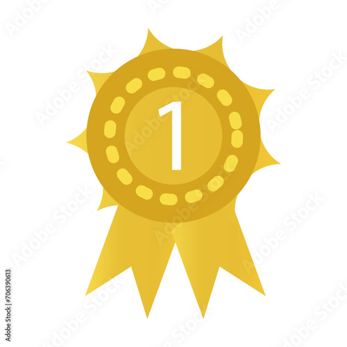 First place prize line icon. Award, winning, victory, luck, medal, money, game, cup, competition, surprise, bonus. Vector icon for business and advertising