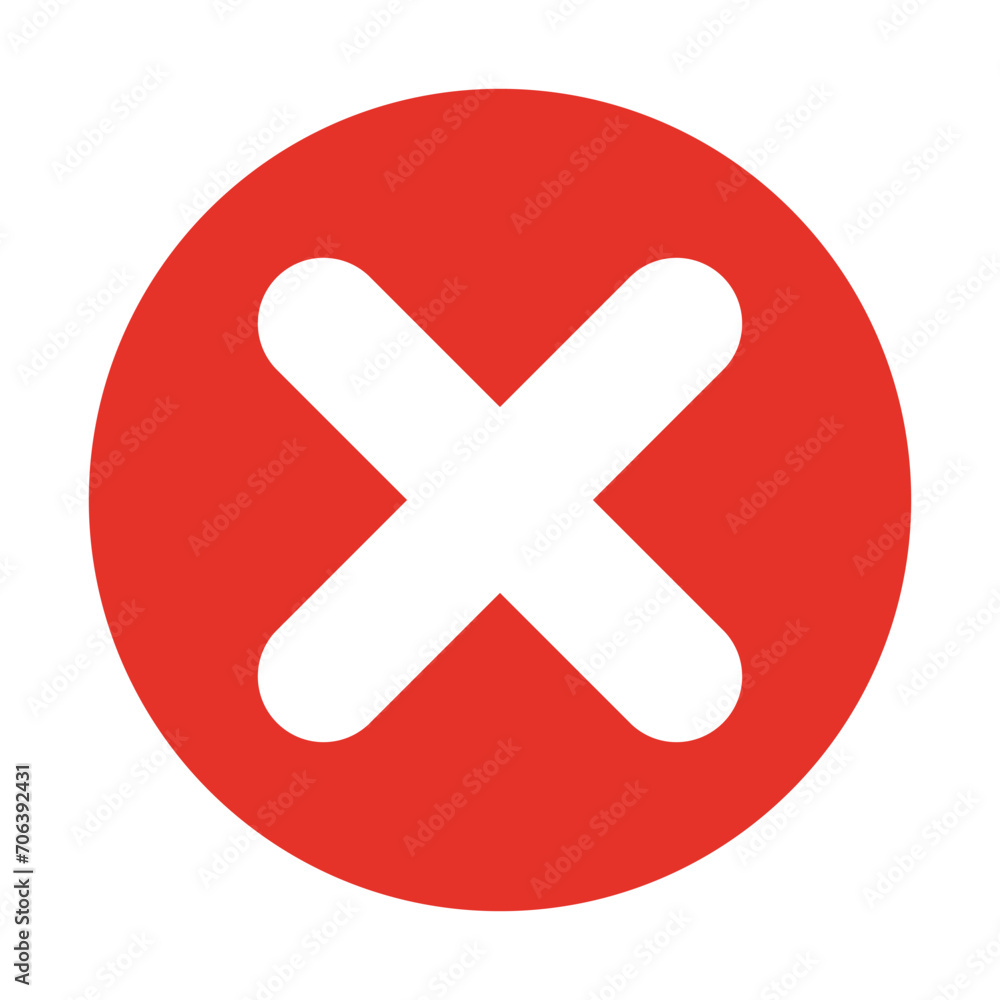 Cross line icon. Prohibition, button, cancel, return, back, decision, refusal, key, permission. Vector icon for business and advertising Cross line icon. Prohibition, button, cancel, return, back, decision, refusal, key, permission. Vector icon for business and advertising