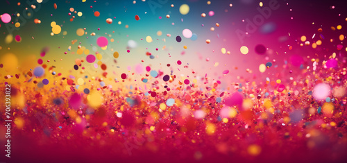 colorful confetti abstract background