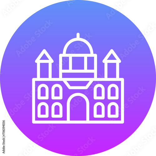 Castle Landscape Icon