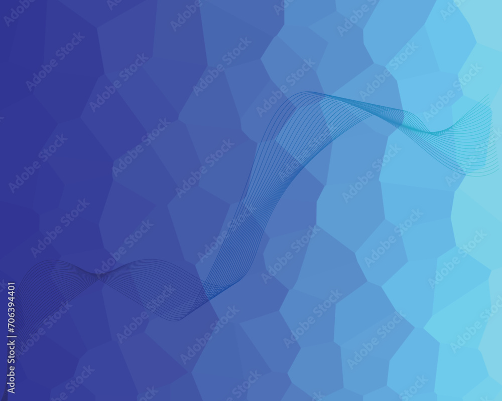 Obraz premium abstract blue background with lines