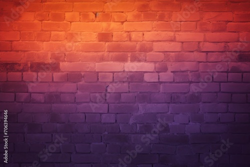 Brick orange violet glow blurred abstract gradient on dark grainy background