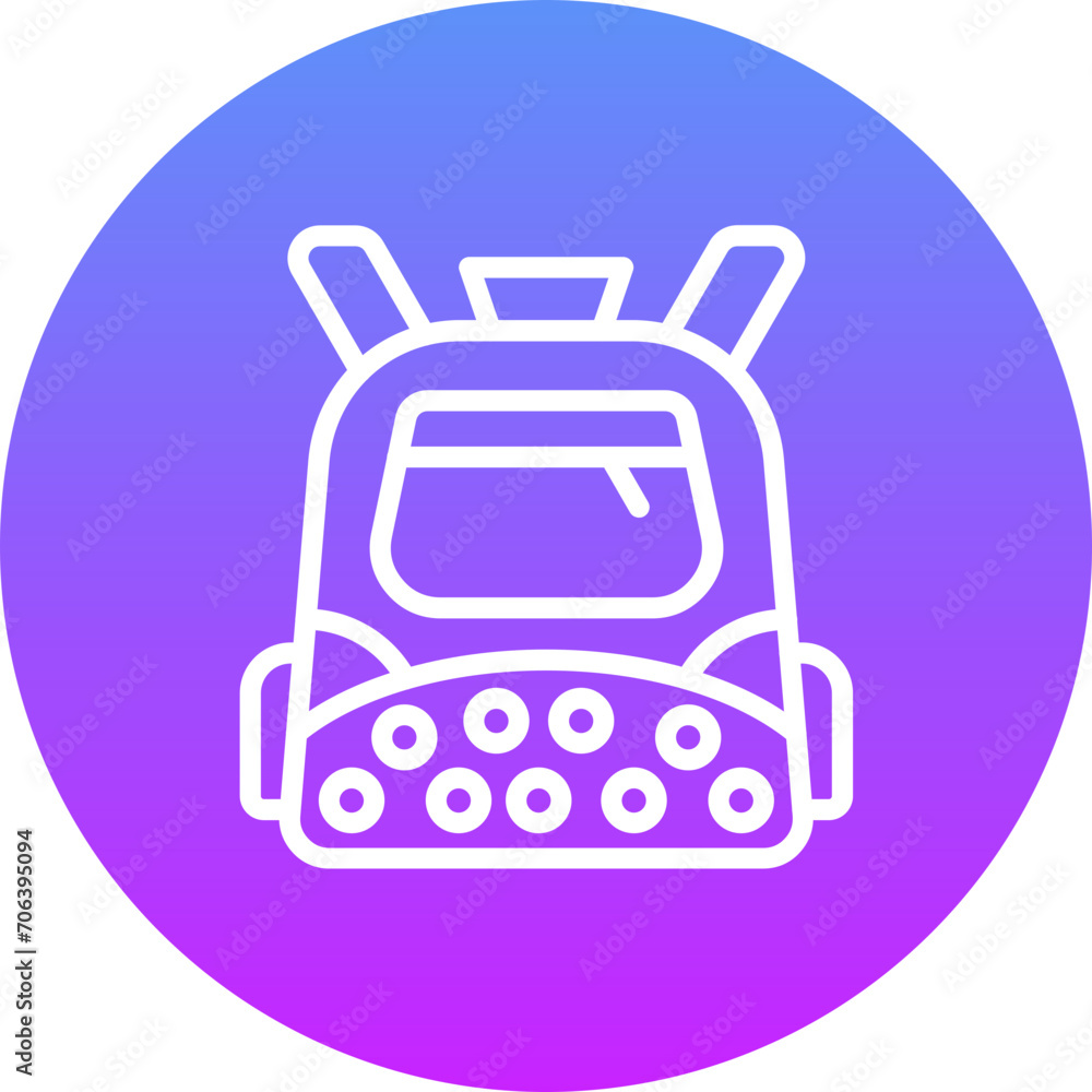 Fototapeta premium School Bag Icon