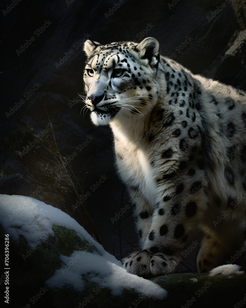 Mysterious Snow Leopard Prowl: Mysterious Snow Leopard Prowl: