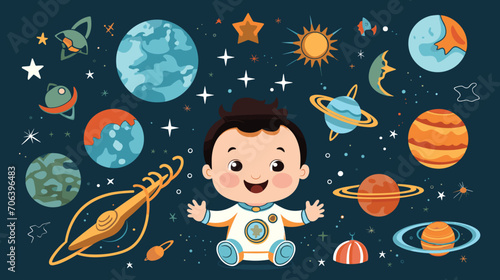 sense of wonder and discovery within a baby's world in a vector scene featuring tiny hands grasping objects, wide-eyed expressions at new sights, and the enchantment of early exploration. 