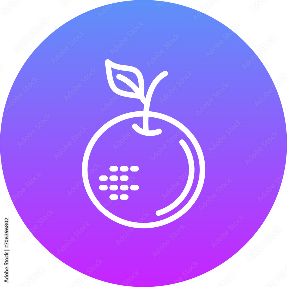 Fototapeta premium Orange Icon