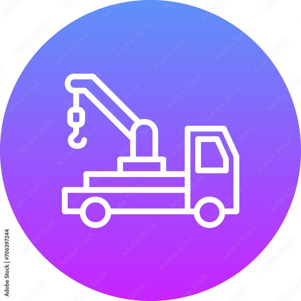 Crane Machine Icon Crane Machine Icon