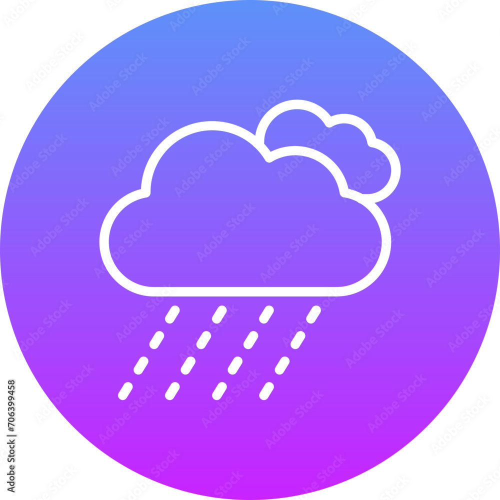 Rainy Clouds Icon Rainy Clouds Icon