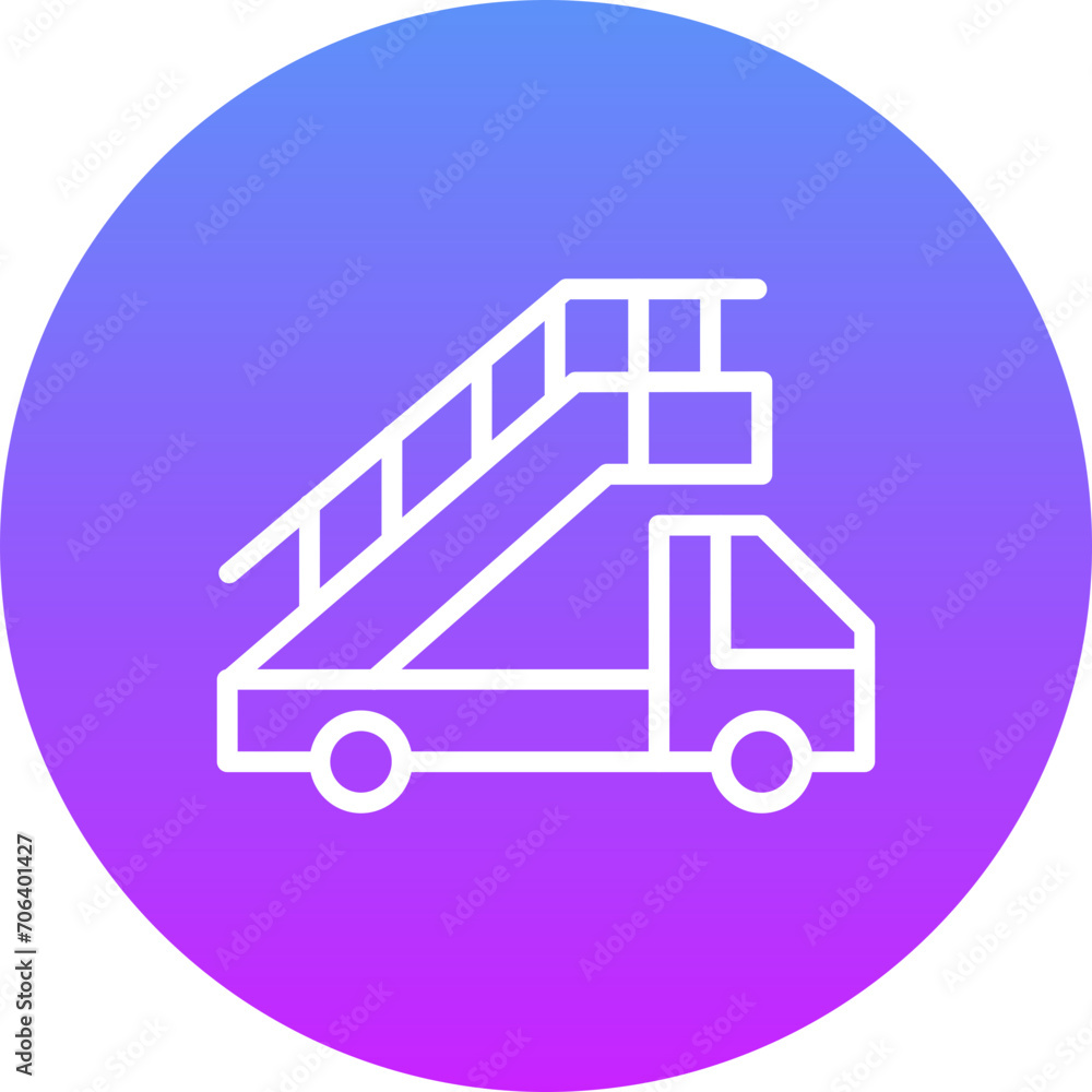 Aircraft Stairs Icon Aircraft Stairs Icon
