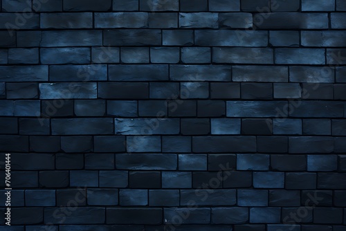 Blue Brick Elegance: A Stylish Background for Modern Aesthetics