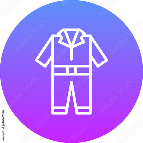 Coverall Clothes Icon