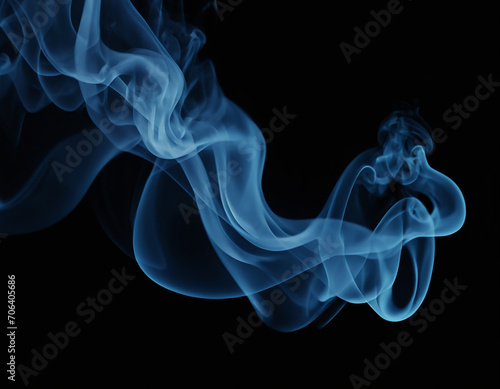 Red, green and blue smoke with black background. smoke mixing in dark room. generative ai