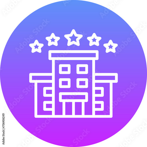 5 Star Hotel Icon