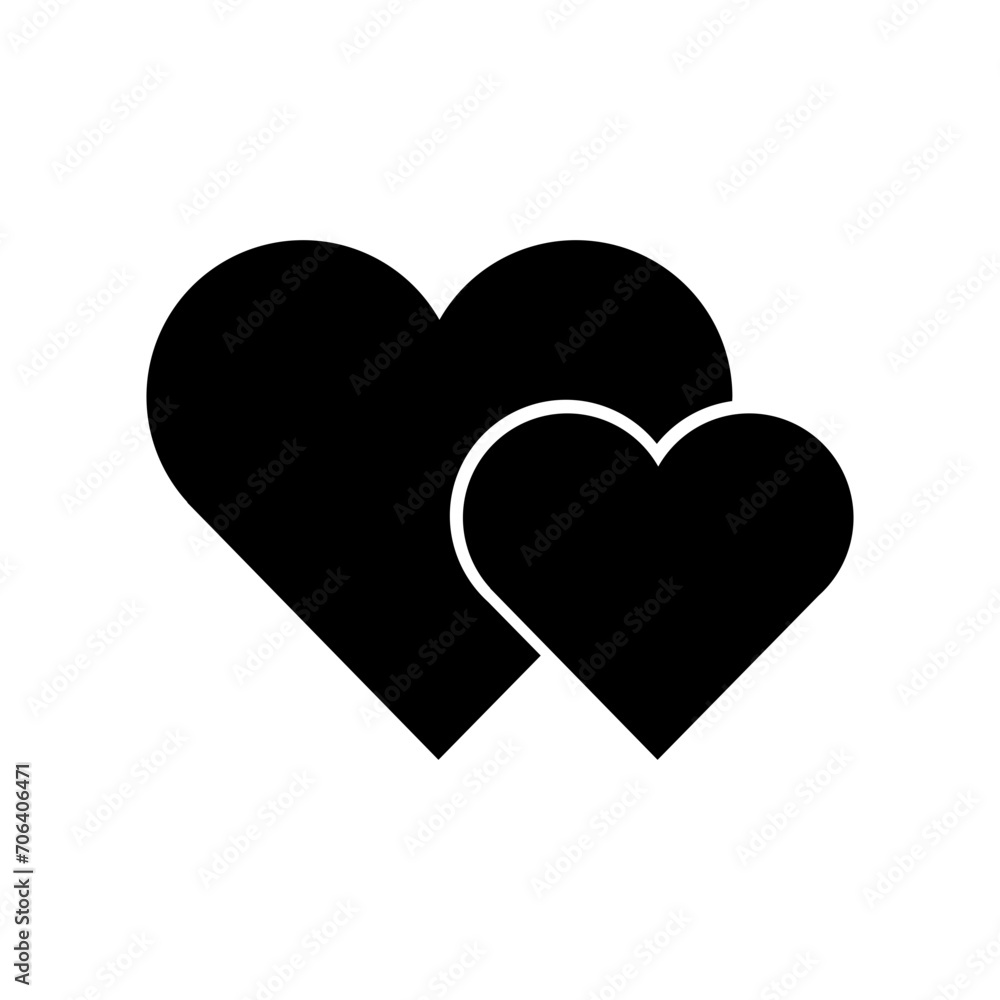 Love, Relationship and Valentine's Day Icons | Hearts Filled Silhouette SVG Vector Illustration Love, Relationship and Valentine's Day Icons | Hearts Filled Silhouette SVG Vector Illustration