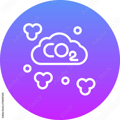 Carbon dioxide Icon