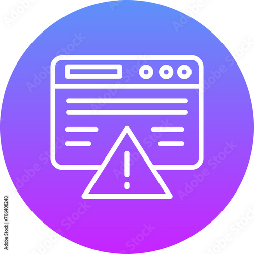 Website Warning Icon