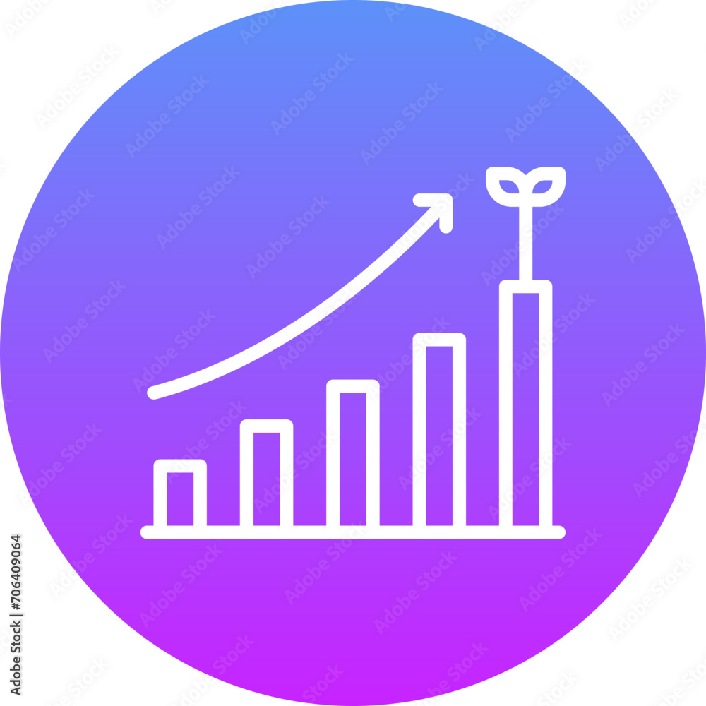 Business Growth Icon Business Growth Icon