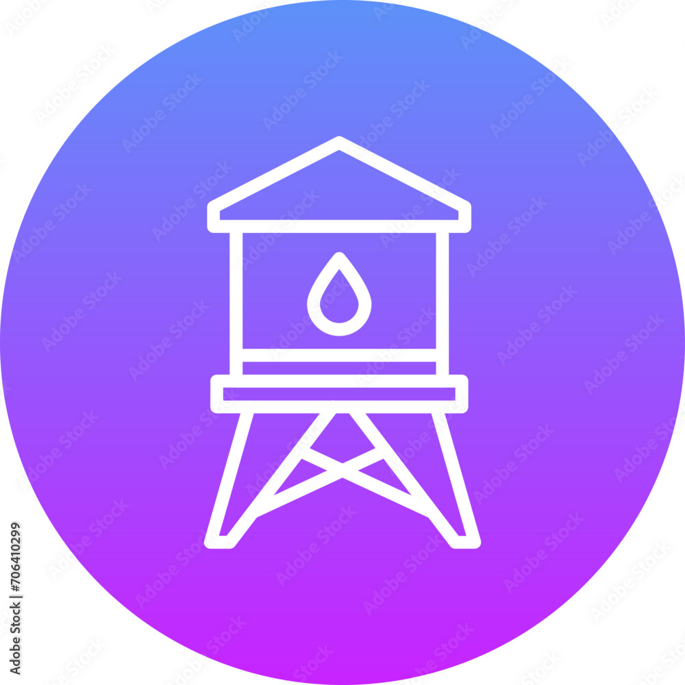 Water Tower Icon Water Tower Icon