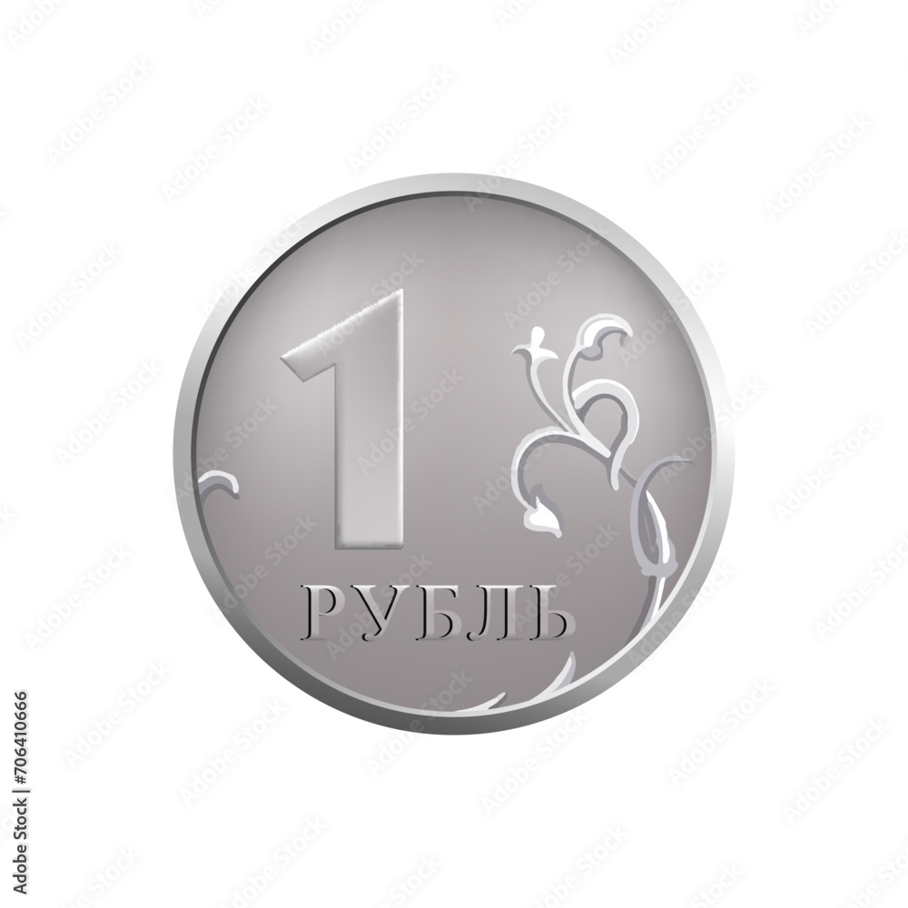 Russian ruble inflation. Realistic Ruble icon on red arrow that goes down. Sanctions and crisis in Russia. 3d Vector isolated on white Russian ruble inflation. Realistic Ruble icon on red arrow that goes down. Sanctions and crisis in Russia. 3d Vector isolated on white