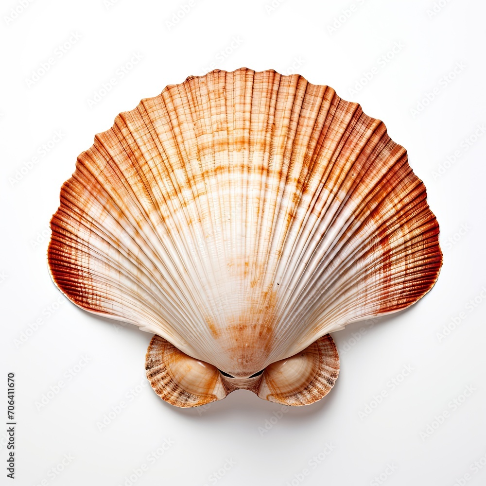 shell fish isolated on white shell fish isolated on white