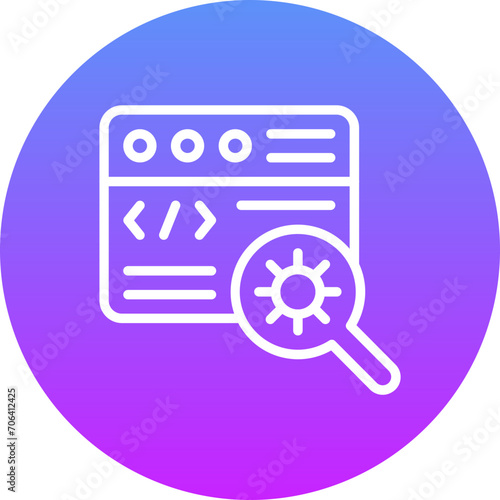 Bug Search Icon