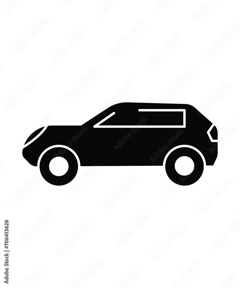 Fototapeta premium car icon, vector best flat icon.