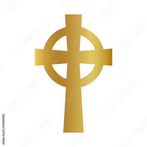 Christian cross Celtic cross Crucifix, christian cross, christianity, gold, golden cross vector
