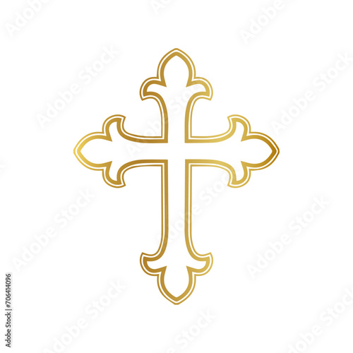 Christian cross Celtic cross Crucifix, christian cross, christianity, gold, golden cross vector