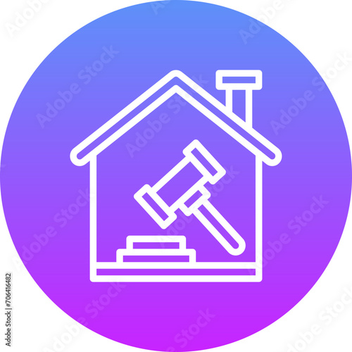 House Auction Icon